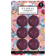 Floral Cistern Toilet Block, Orchid, Gardenia, Jasmine or Magnolia Scent, Toilet Freshener, Long Lasting Cistern Cleaner, Toilet Bowl Freshening Block for a Clean and Fragrant Bathroom