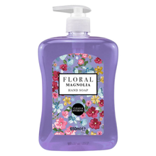 Floral Hand Soap 650ml, Orchid Gardenia Jasmine Magnolia Scented Liquid Hand Wash, Moisturising Handwash, Luxury Bathroom Kitchen Soap, Fresh Floral Fragrance