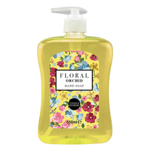 Floral Hand Soap 650ml, Orchid Gardenia Jasmine Magnolia Scented Liquid Hand Wash, Moisturising Handwash, Luxury Bathroom Kitchen Soap, Fresh Floral Fragrance