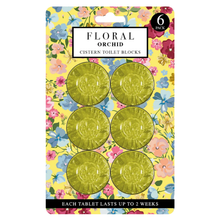 Floral Cistern Toilet Block, Orchid, Gardenia, Jasmine or Magnolia Scent, Toilet Freshener, Long Lasting Cistern Cleaner, Toilet Bowl Freshening Block for a Clean and Fragrant Bathroom