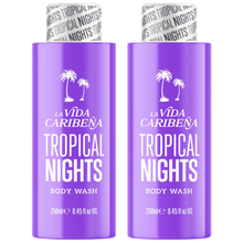 LA VIDA CARIBENA Body Wash Guava Glow Tropical Nights Papaya Sunset 250ml Hydrating Moisturising Shower Gel Exotic Fruit Scent Daily Body Cleanser Soft Smooth Skin Bath & Shower Care