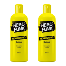 HEAD FUNK Nourishing Shampoo 600ml, Moisturising Hair Cleanser for Dry & Damaged Hair, Hydrating Daily Shampoo, Deep Cleansing Formula, Soft Smooth Healthy Looking Hair Care