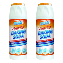 DUZZIT Baking Soda Powder 500g Bottle, Multi Purpose Household Cleaning Powder, Natural Deodoriser, Kitchen Cleaner, Fridge Freshener, Laundry Booster, Carpet Odour Remover, Baking & Home Care Essential