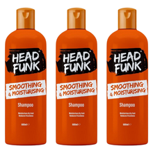HEAD FUNK Smooth & Moist Shampoo 600ml, Moisturising Hair Cleanser for Dry & Frizzy Hair, Hydrating Daily Shampoo, Deep Cleansing Formula for Soft, Smooth, Healthy Looking Hair