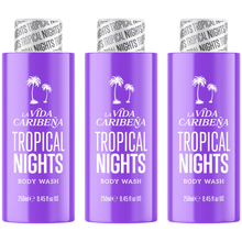LA VIDA CARIBENA Body Wash Guava Glow Tropical Nights Papaya Sunset 250ml Hydrating Moisturising Shower Gel Exotic Fruit Scent Daily Body Cleanser Soft Smooth Skin Bath & Shower Care