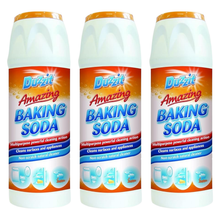 DUZZIT Baking Soda Powder 500g Bottle, Multi Purpose Household Cleaning Powder, Natural Deodoriser, Kitchen Cleaner, Fridge Freshener, Laundry Booster, Carpet Odour Remover, Baking & Home Care Essential
