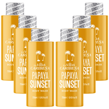 LA VIDA CARIBENA Body Wash Guava Glow Tropical Nights Papaya Sunset 250ml Hydrating Moisturising Shower Gel Exotic Fruit Scent Daily Body Cleanser Soft Smooth Skin Bath & Shower Care