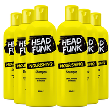HEAD FUNK Nourishing Shampoo 600ml, Moisturising Hair Cleanser for Dry & Damaged Hair, Hydrating Daily Shampoo, Deep Cleansing Formula, Soft Smooth Healthy Looking Hair Care