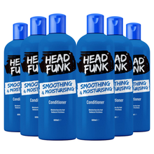 HEAD FUNK Smooth & Moist Conditioner 600ml, Moisturising Hair Conditioner for Dry & Frizzy Hair, Deep Hydration Formula, Soft Smooth Manageable Hair Care, Daily Nourishing Conditioner